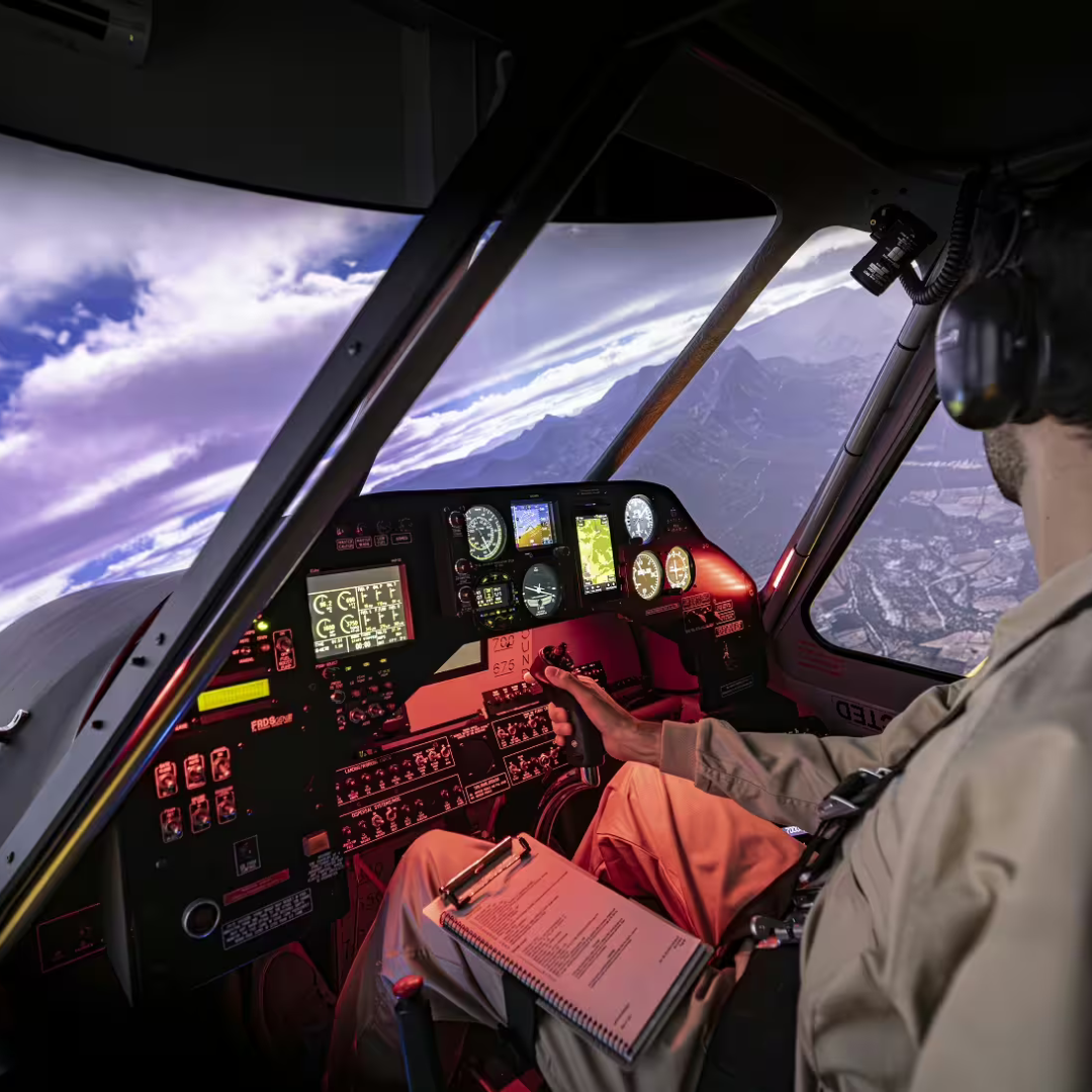 Entrol AT 802 Firefighting Aircraft Flight Simulator