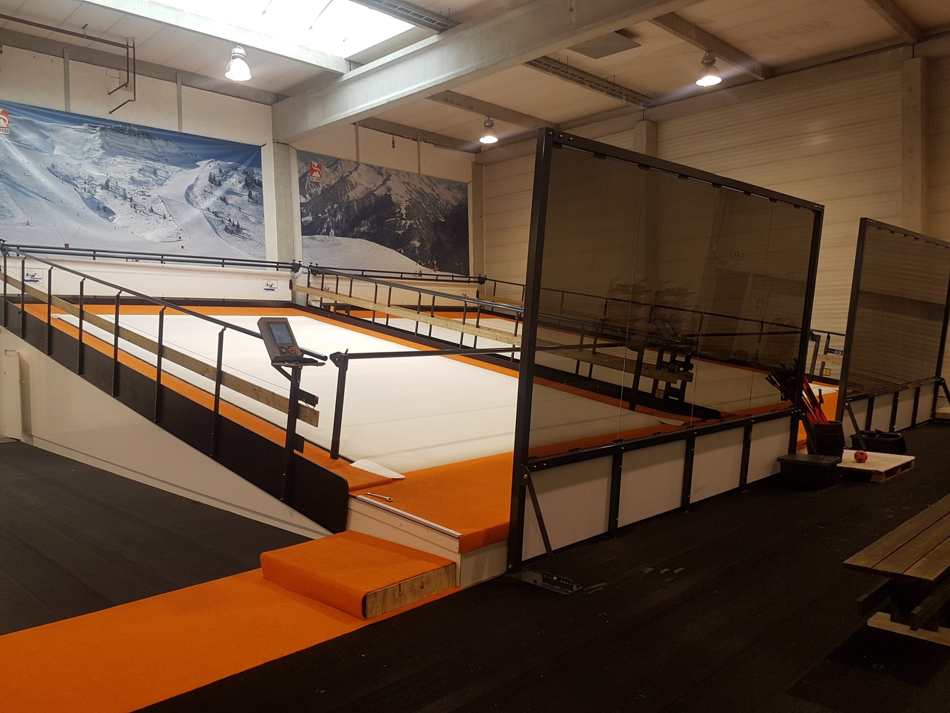 SkiMachine Treadmill Ski and Snowboard Simulator