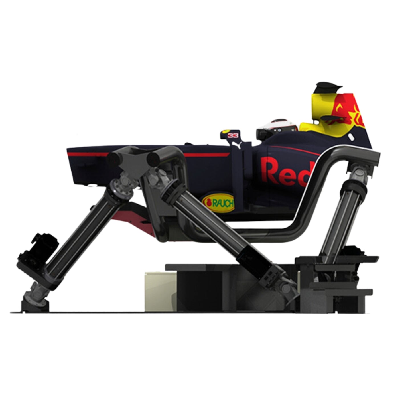 Full Motion Hexatech Formula Racing Simulator