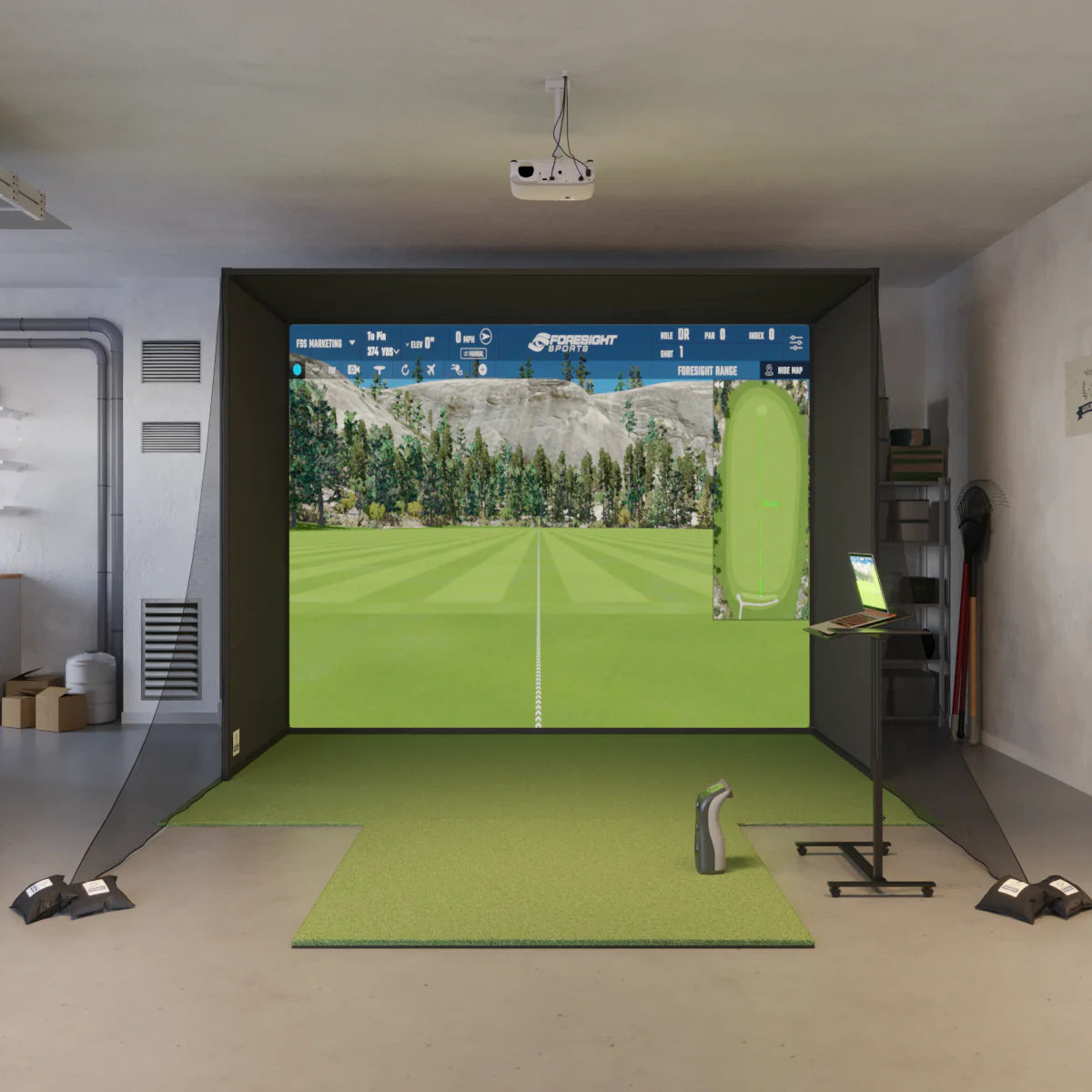 Foresight Sports GC3 SwingBay Golf Simulator