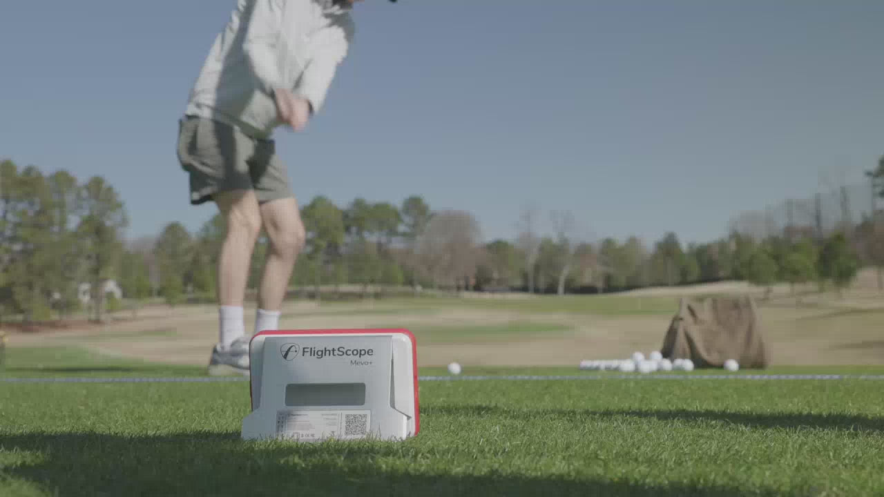 FlightScope Mevo+ Retractable Golf Simulator Package