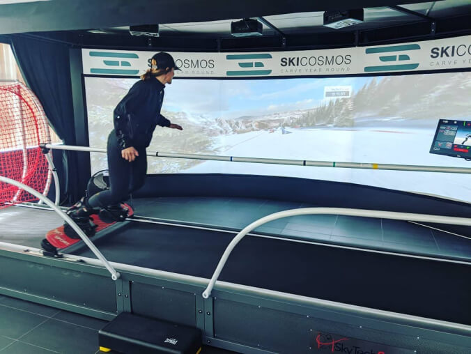 SkyTechSports Snowsports Indoor Skiing Simulator!