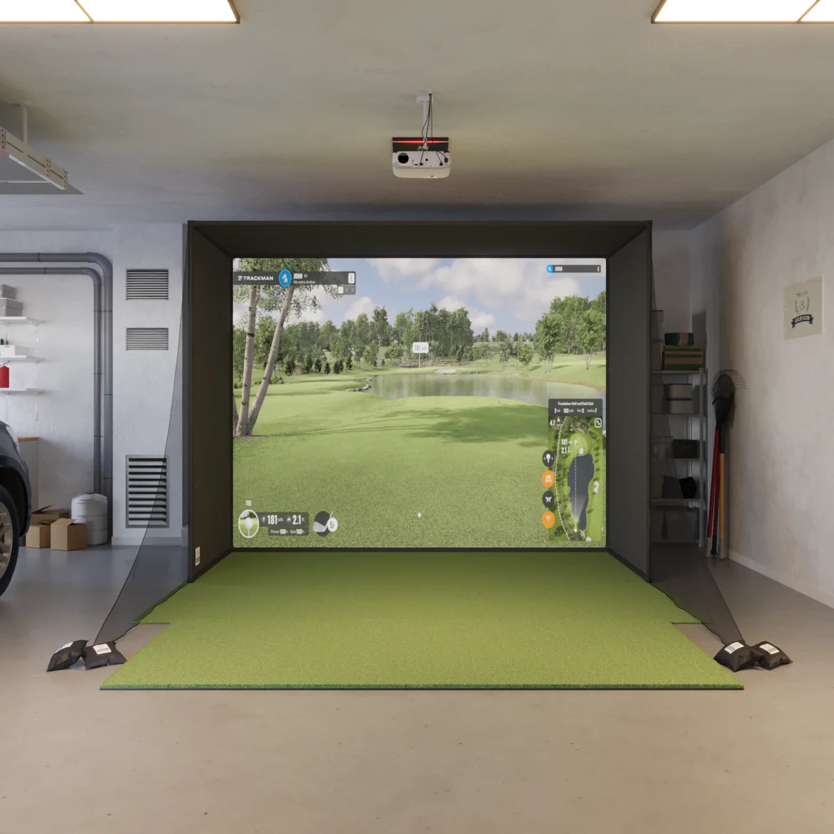 Trackman iO SwingBay Golf Simulator