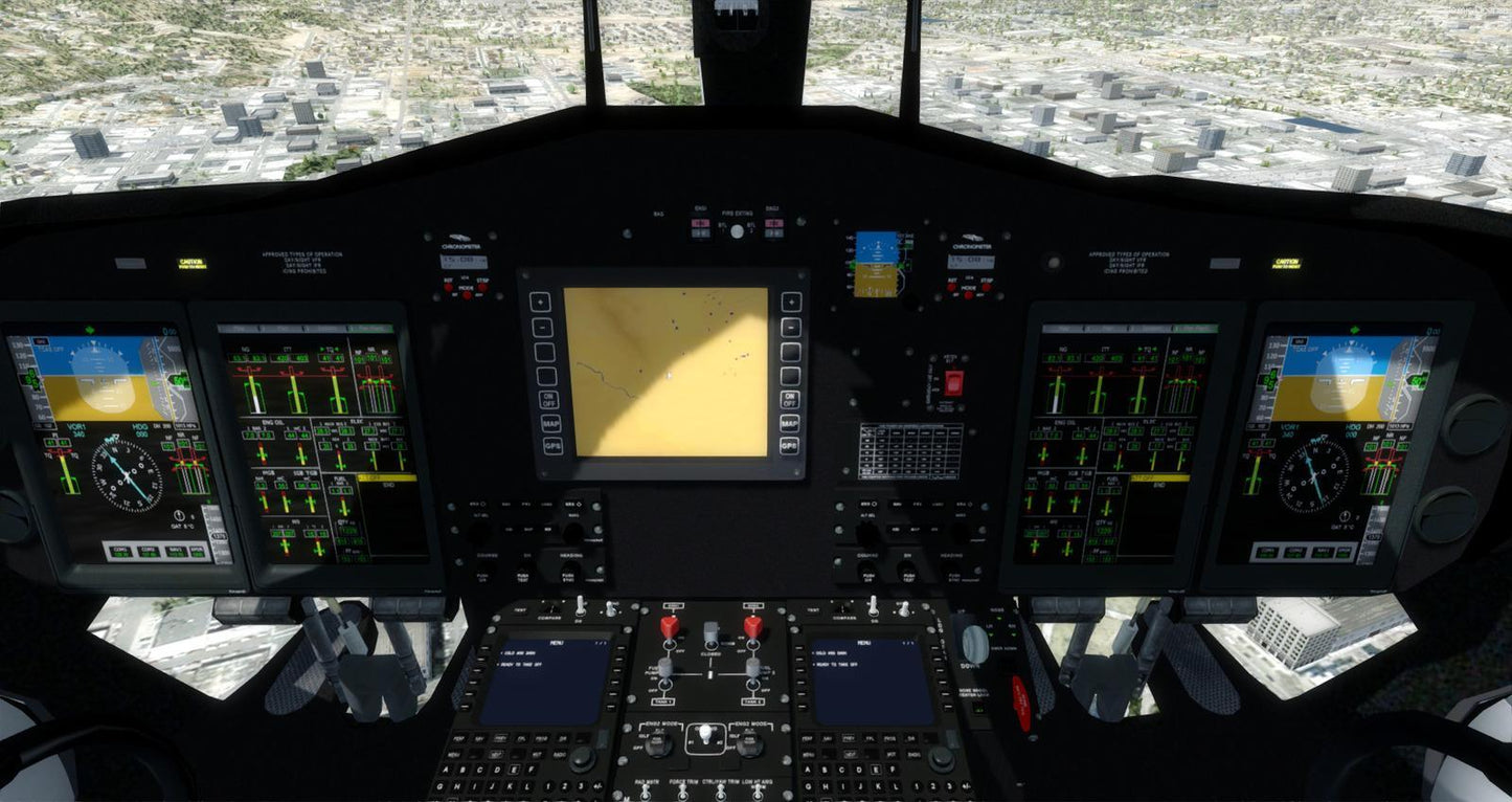 Entrol AW139 Medium-Lift SAR Utility Helicopter Flight Simulator