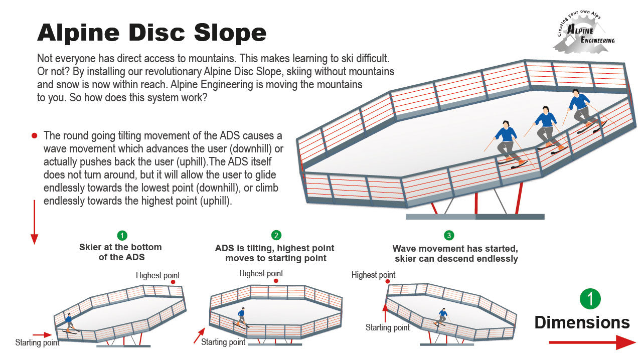 SkiMachine Disc Slope Ski Simulator