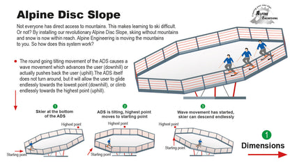 SkiMachine Disc Slope Ski Simulator