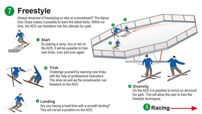 SkiMachine Disc Slope Ski Simulator