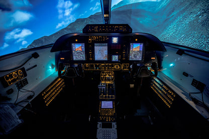 Entrol Piaggio Avanti Light Transport Aircraft Flight Simulator