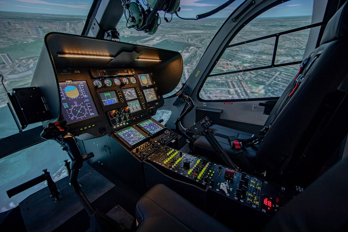 Entrol H135 Light Utility Helicopter Flight Simulator