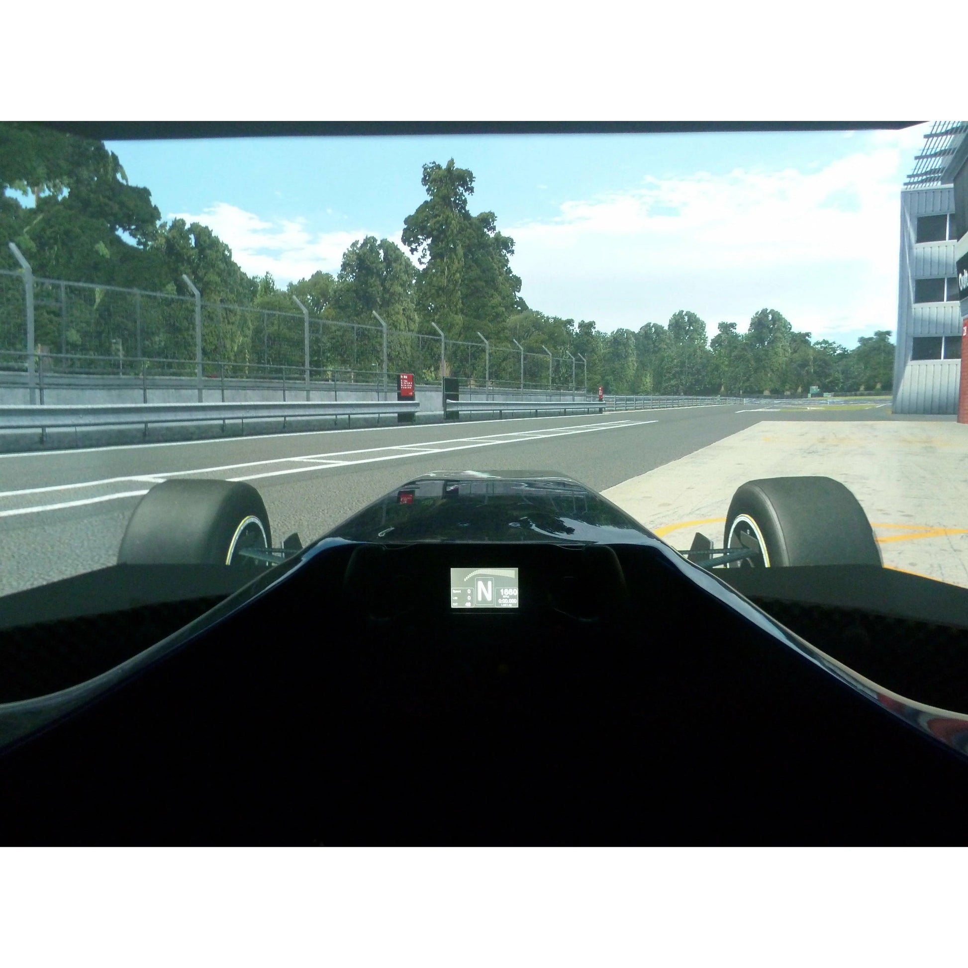 Cool Performance Half F1 Car Racing Simulator