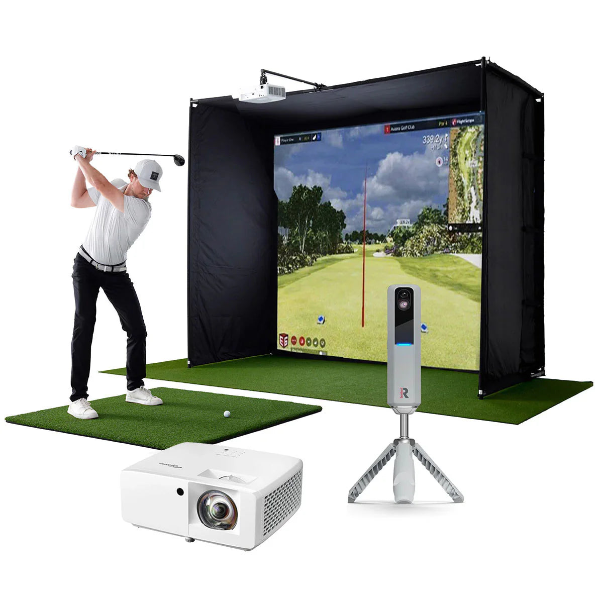 Rapsodo MLM2PRO SwingBay Golf Simulator Package