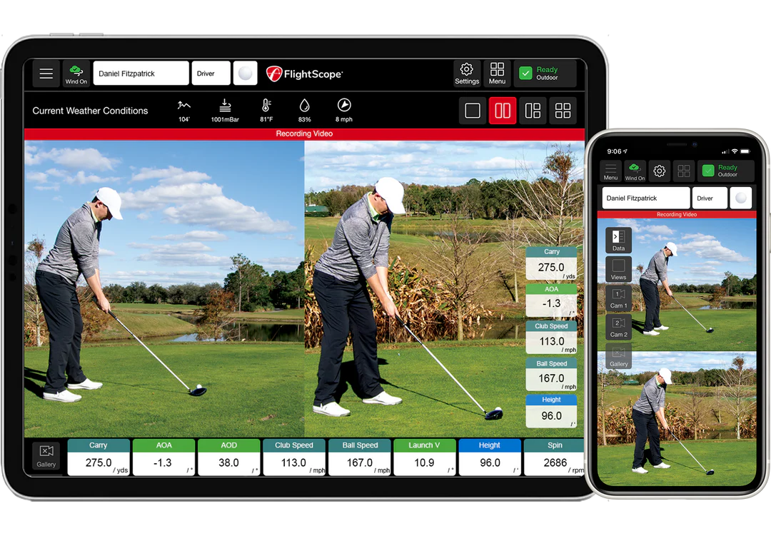 FlightScope Mevo+ Practice Golf Simulator