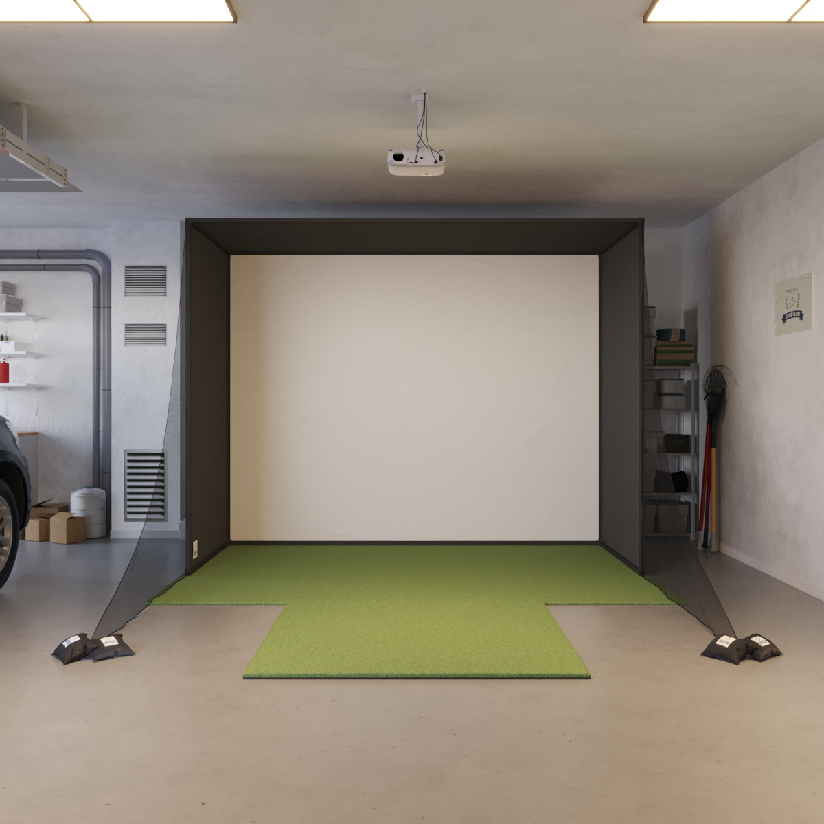 SwingBay Enclosure Golf Simulator Package