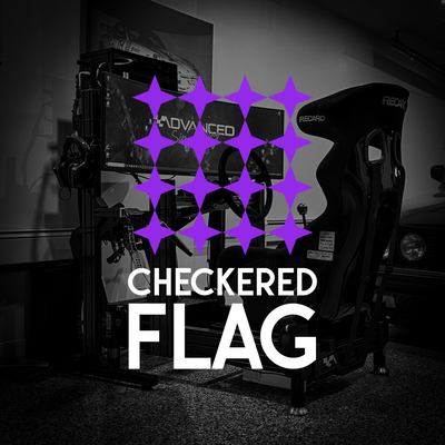 Advanced SimRacing's The Checkered Flag Racing Simulator