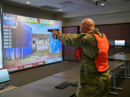 On Screen Sports Laser Shot Firearms Simulator