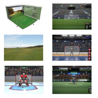 HD SportSuite 16:10 Flat Screen Sports Simulator