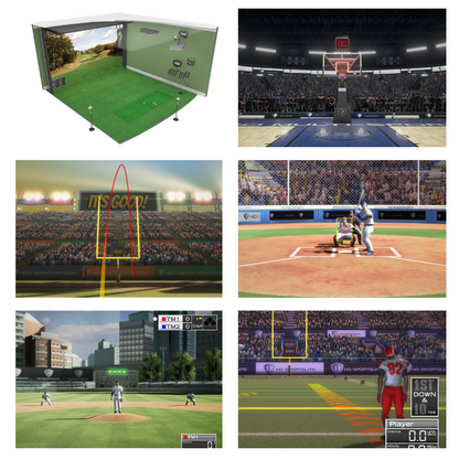 HD SportSuite 4:3 Flat Screen Sports Simulator