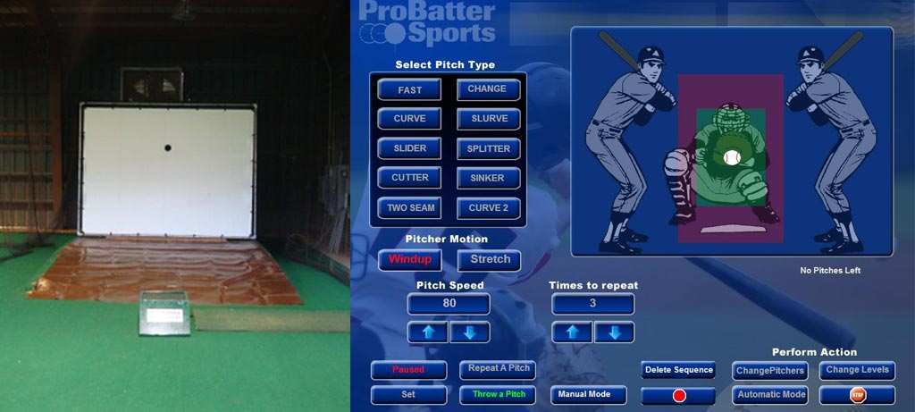 ProBatter Sports PX3 Video Baseball Simulator