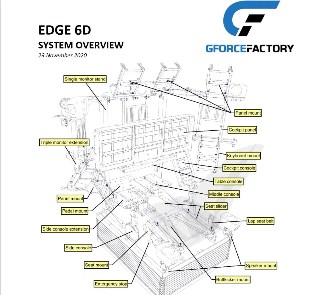 GforceFactory - EDGE 6D MOTION SIMULATOR