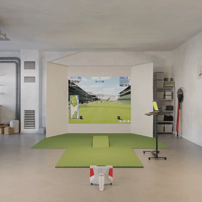 FlightScope X3 Retractable Golf Simulator Package