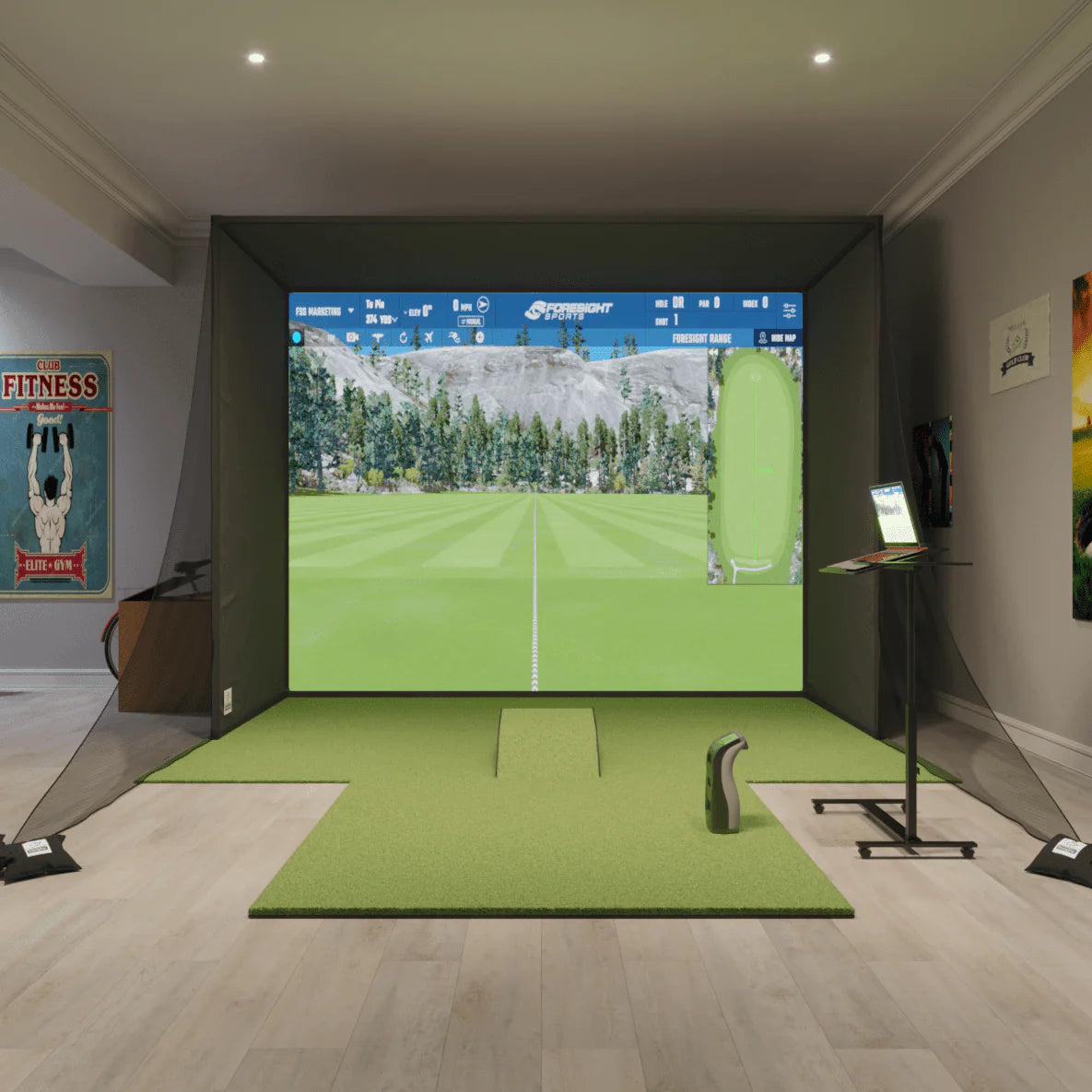 Bushnell - Launch Pro Swingbay Golf Simulator