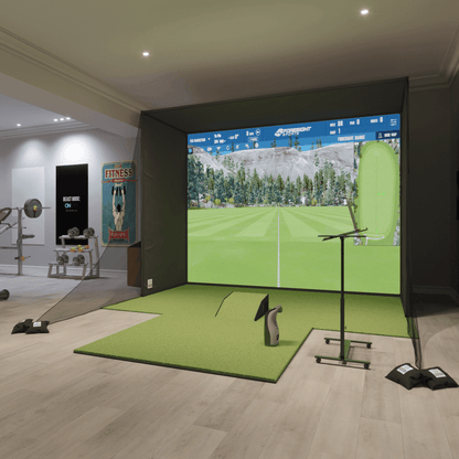 FlightScope Mevo+ SwingBay Golf Simulator Package