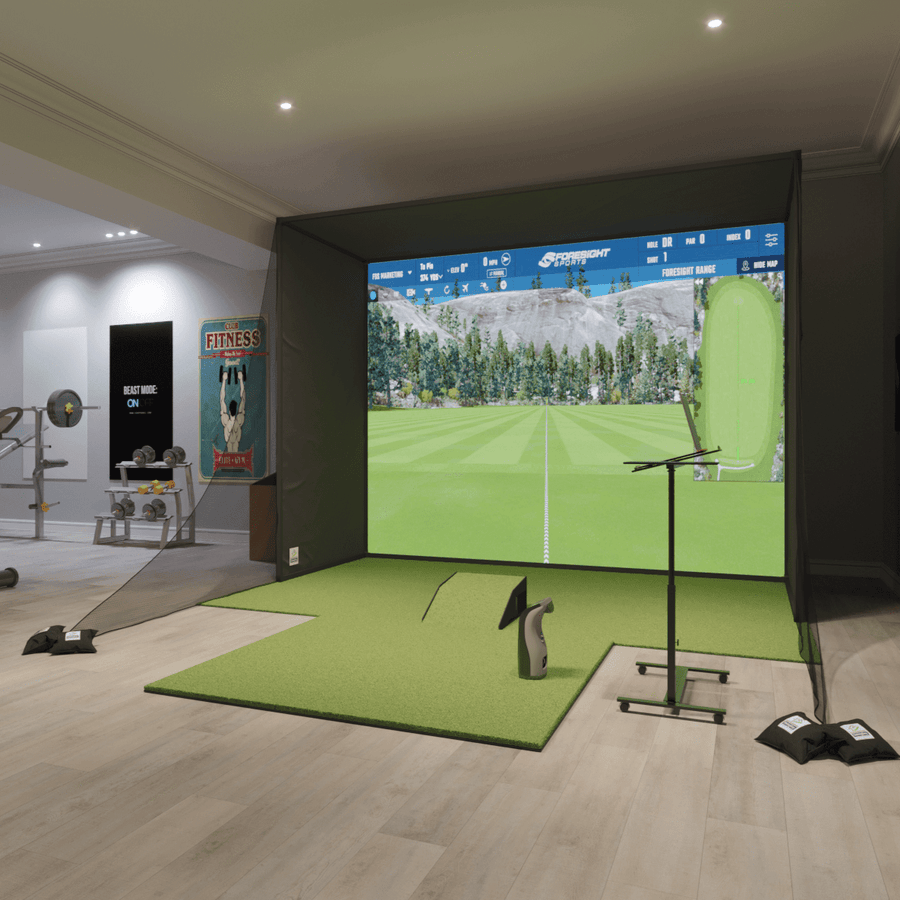 ProTee VX Retractable Golf Simulator Package