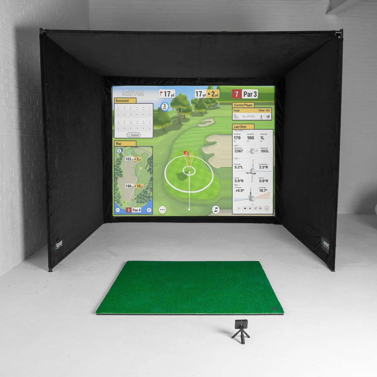 Garmin R10 SwingBay Golf Simulator Package