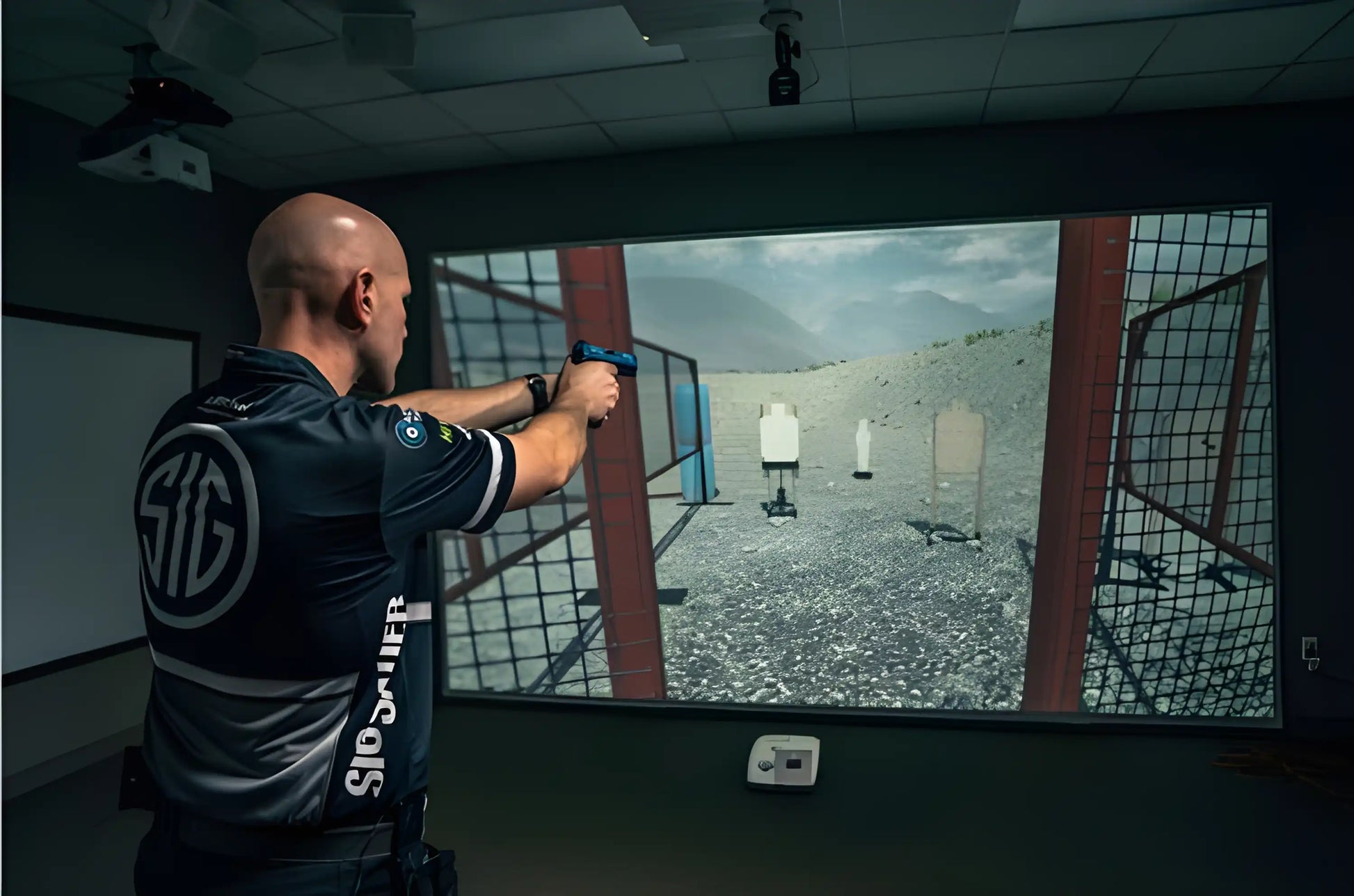 On Screen Sports Laser Shot Firearms Simulator