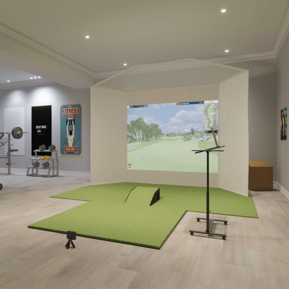 Garmin R10 Retractable Golf Simulator Package