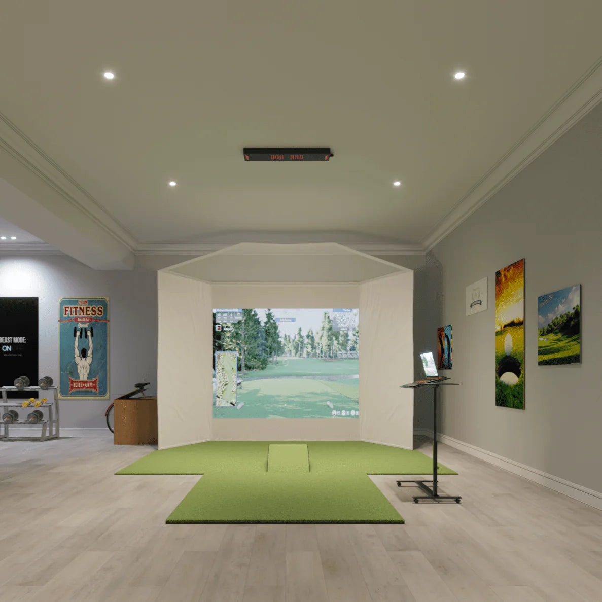 Uneekor Eye Xo Retractable Golf Simulator